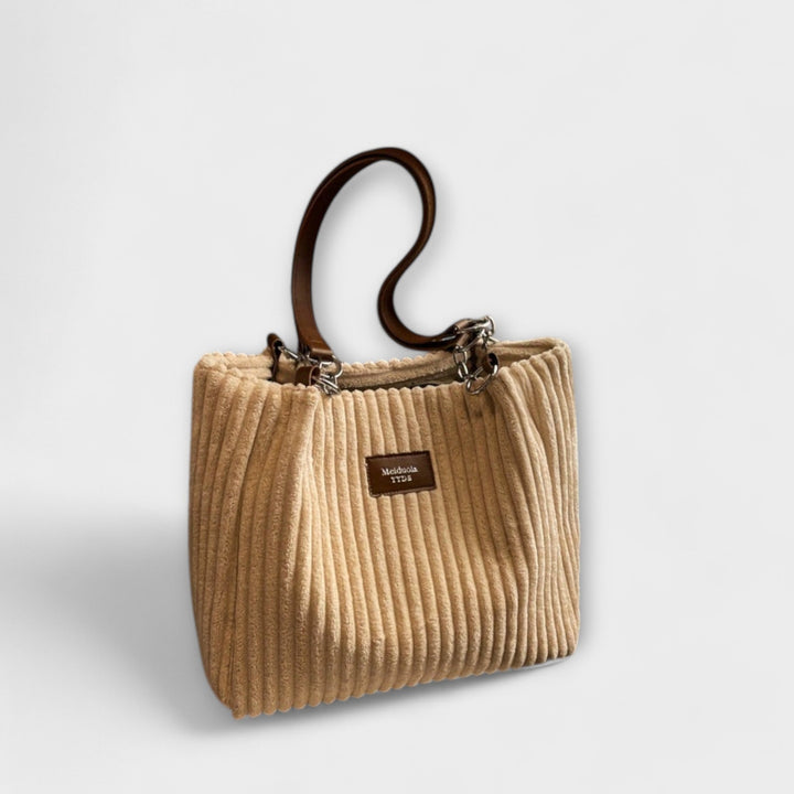 Jamie | Soft Cord Shoulder Bag