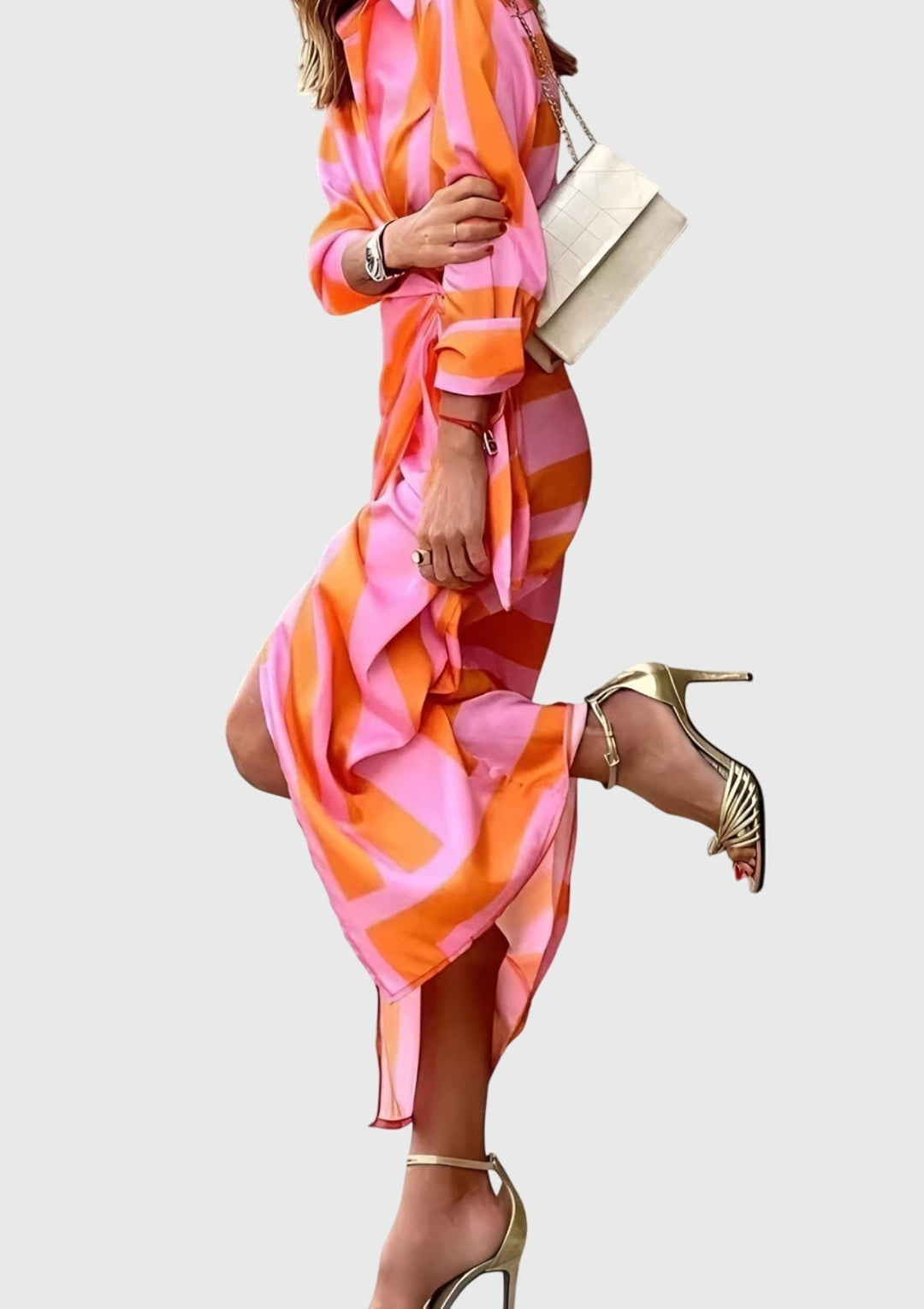 Jamie | Elegant Wrap Dress with Print