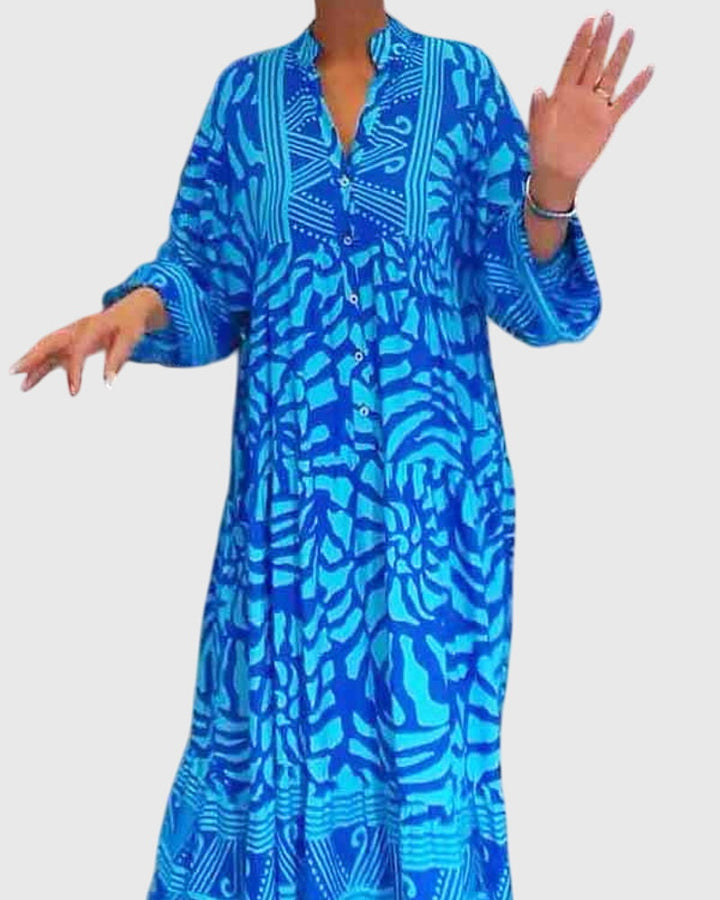 Jamie | Maxi Dress With Elegant Print