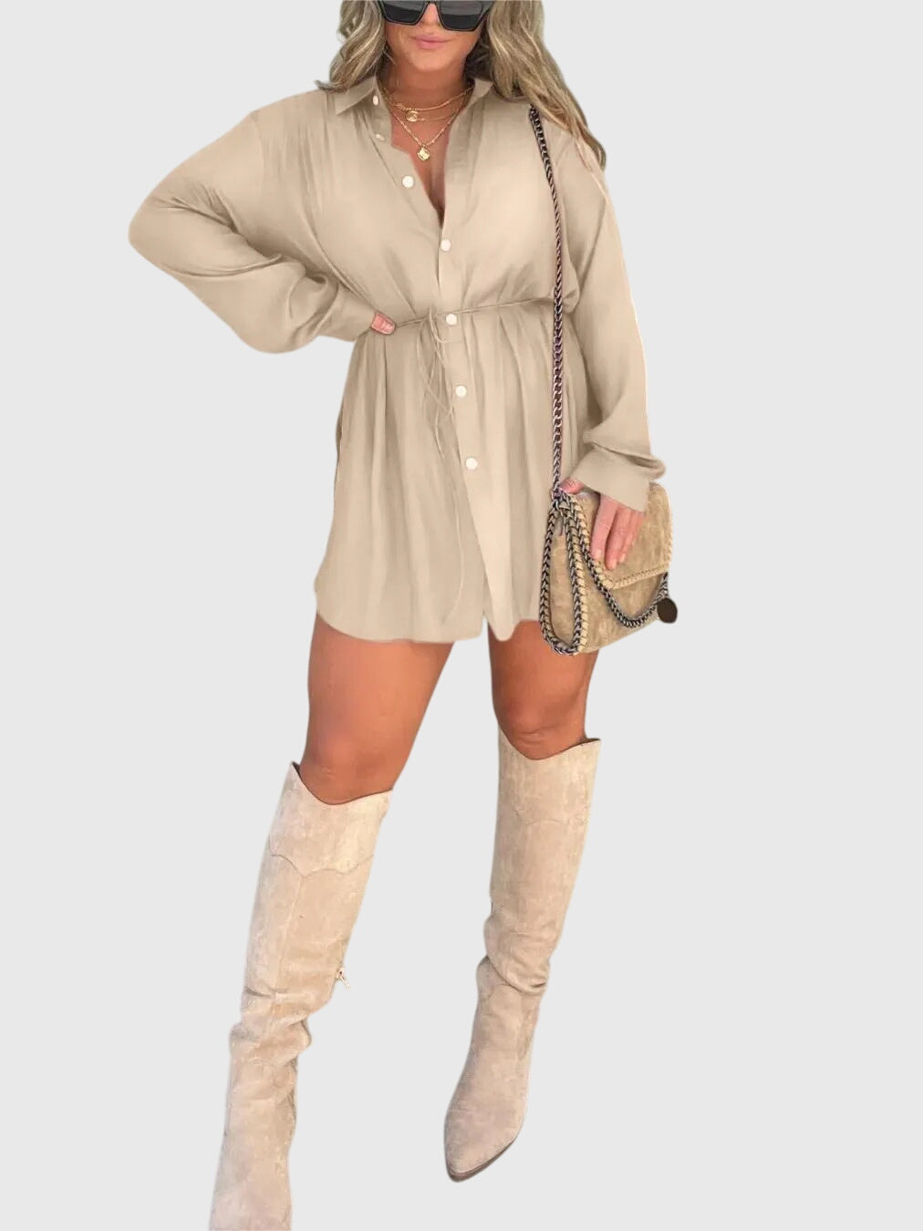 Jamie | Elegant Romper Dress