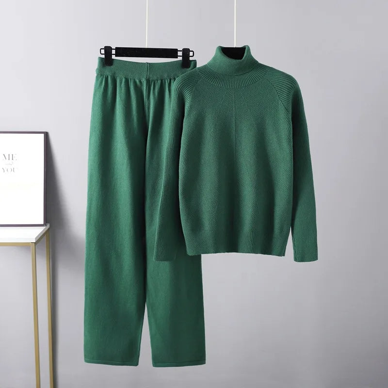 Bases™ | Two-Piece Cable Knit Lounge Set